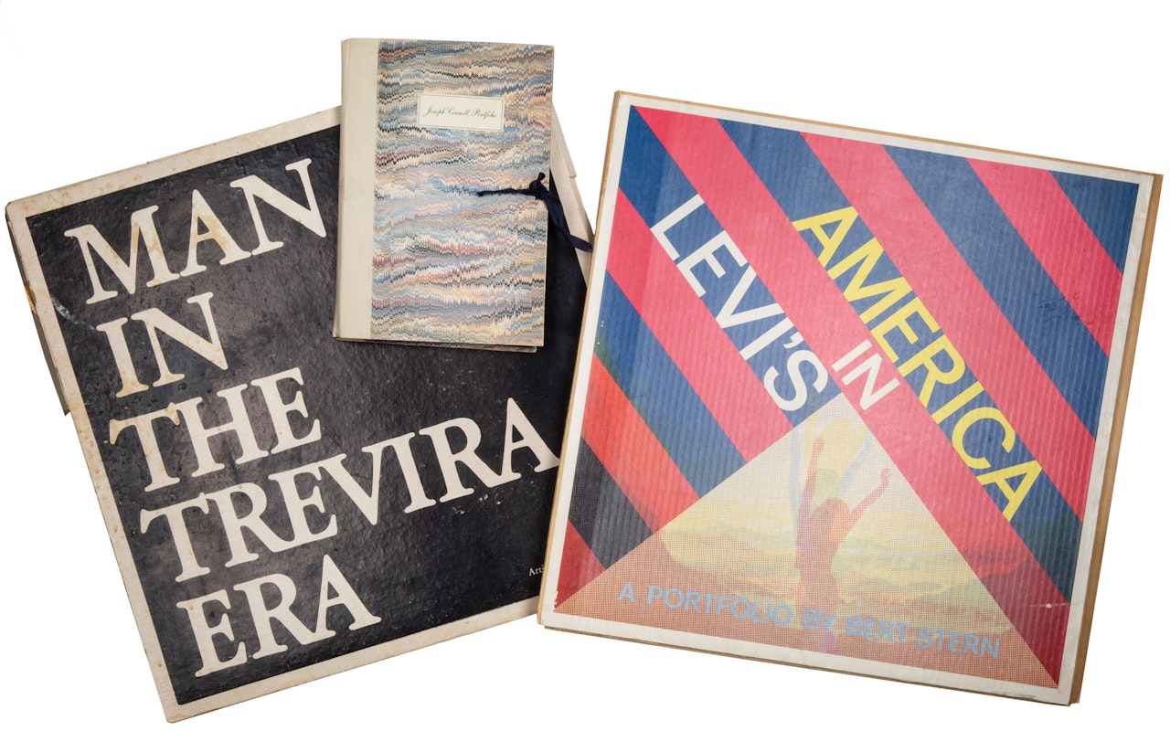A COLLECTION OF THREE ART PORTFOLIOS; MAN IN THE TREVIRA ERA by Various Artists