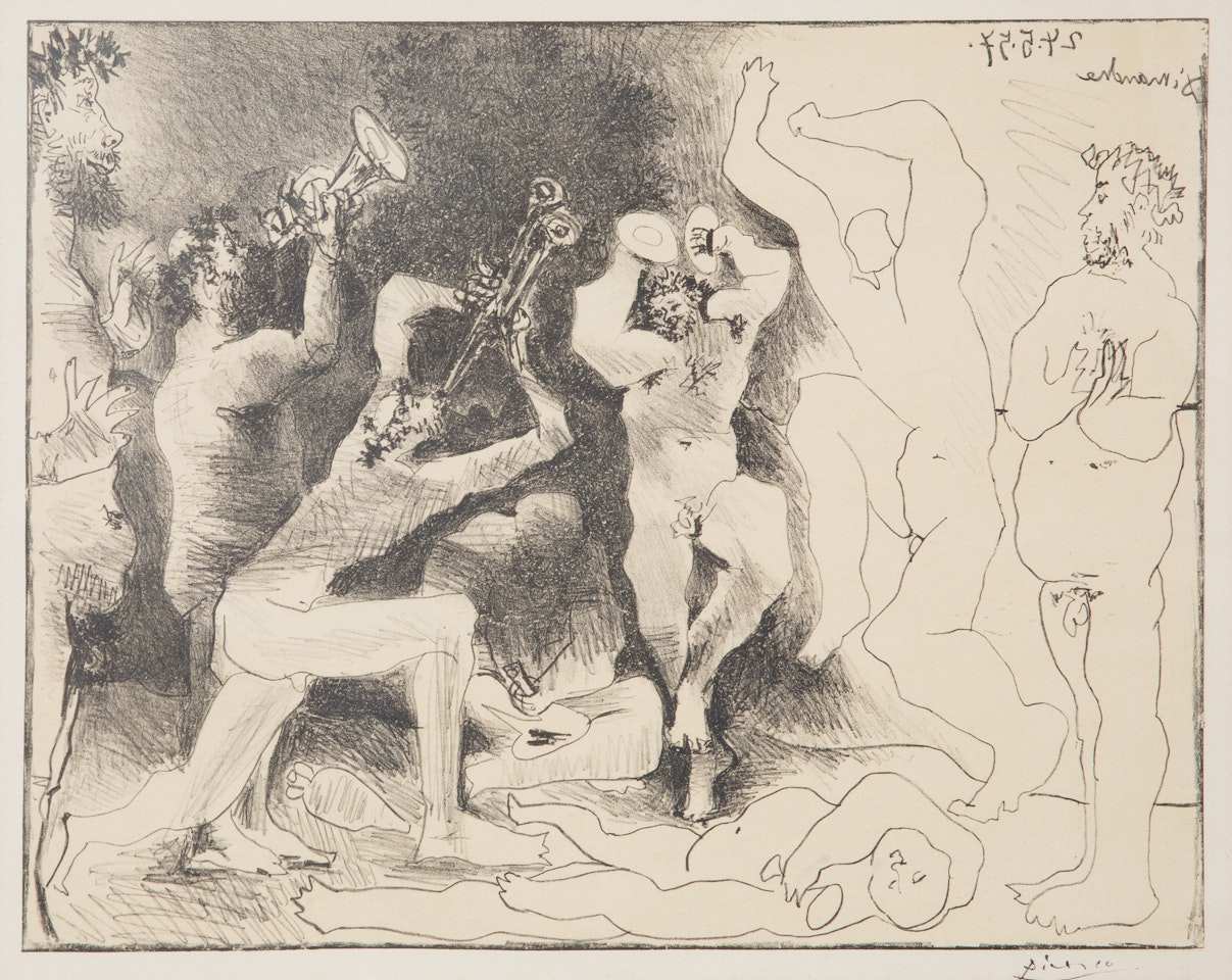 La Danse des Faunes, Published by Le Patriote, Nice by Pablo Picasso