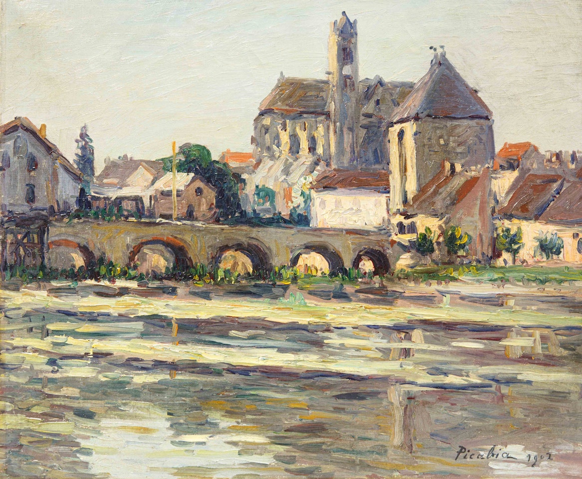 Bridge at Moret-sur-Loing by Francis Picabia