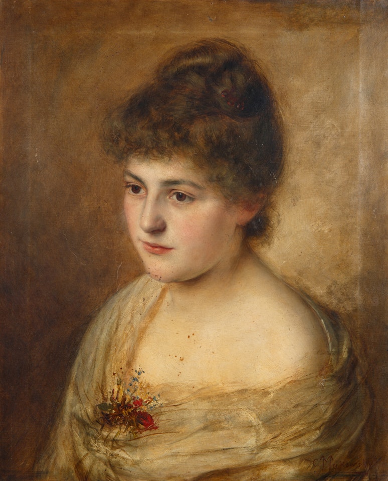 Portrait of a Beauty by Konstantin Makovsky