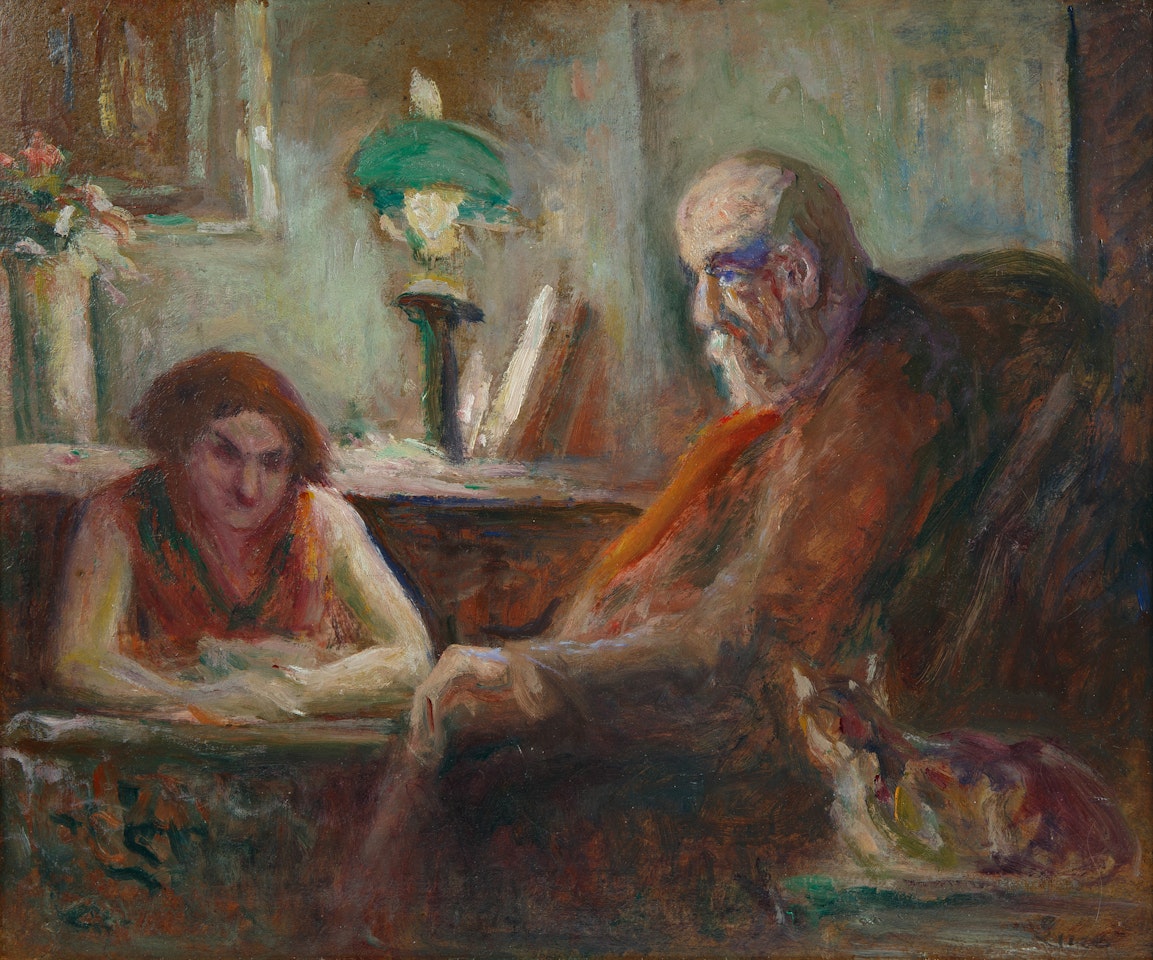 Evening Together by Maximilien Luce