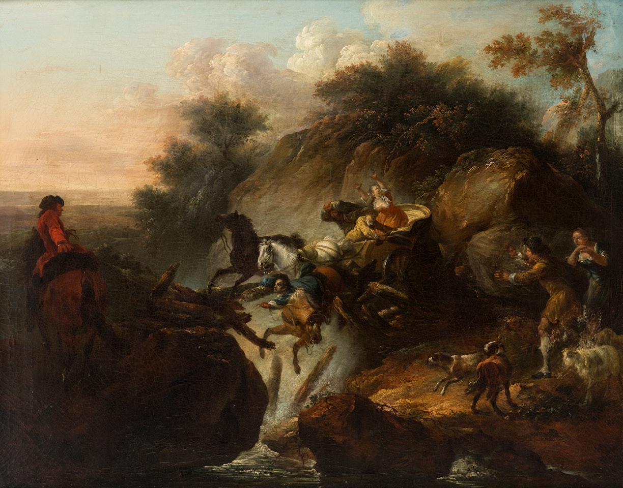 The Accident by Italian School