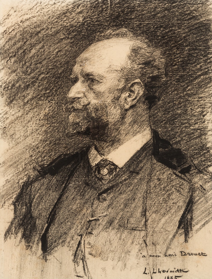 Portrait of the Sculptor Charles Drouet by Léon Augustin Lhermitte