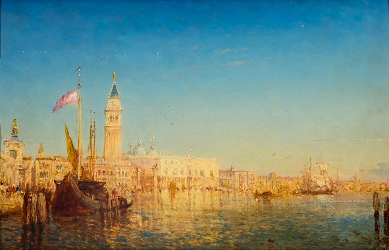 Grand Canal, Venice by Félix Ziem