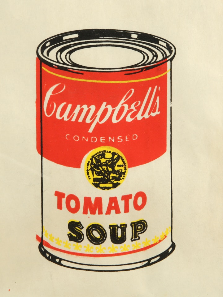 Campbell"s Soup Can On A Shopping Bag by Andy Warhol