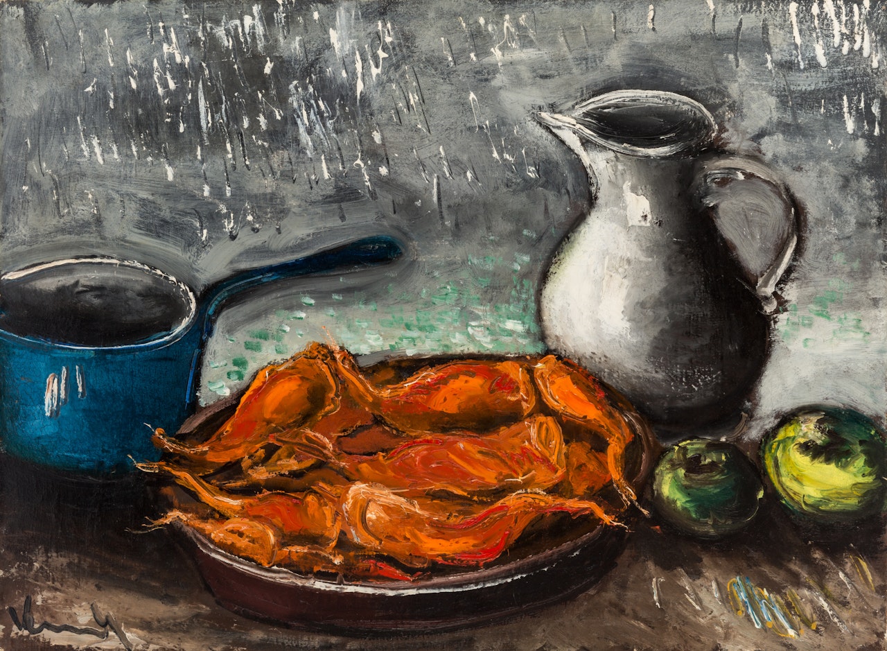 Still Life with Red Fish by Maurice de Vlaminck