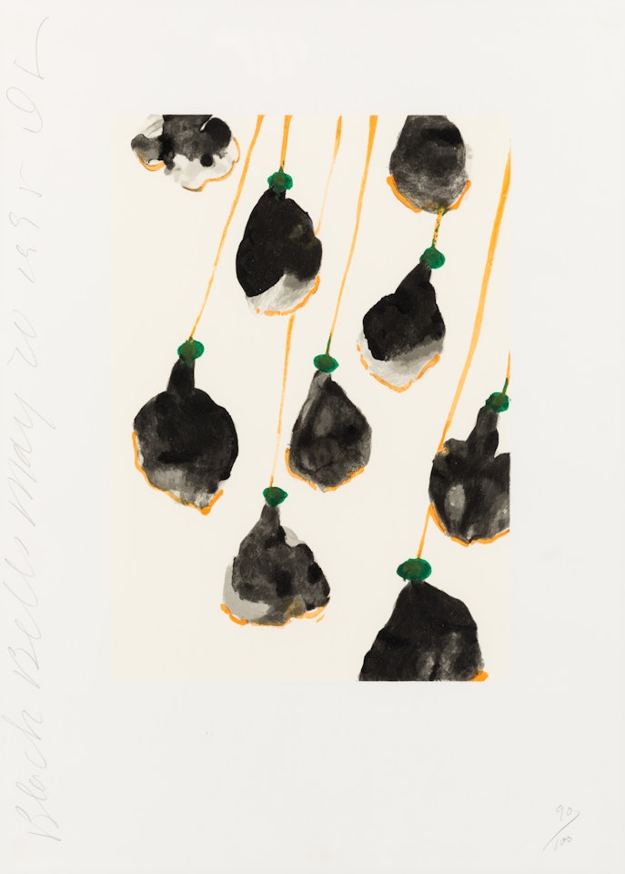 Black Bells by Donald Sultan
