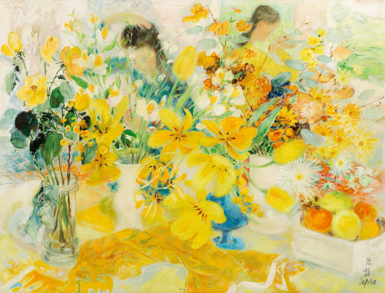 In the Garden by Le Pho