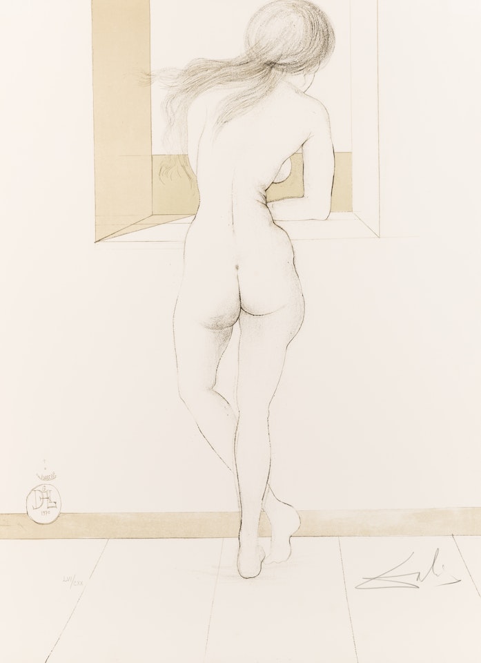 Nude at the Window by Salvador Dali