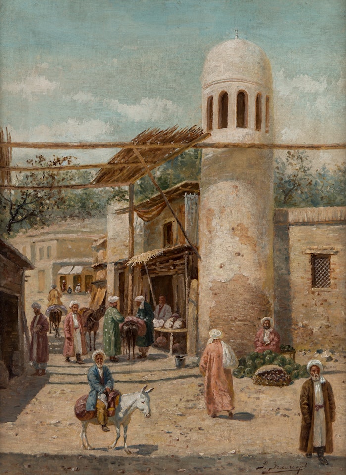 At the Eastern Market by Richard Karlovich Zommer