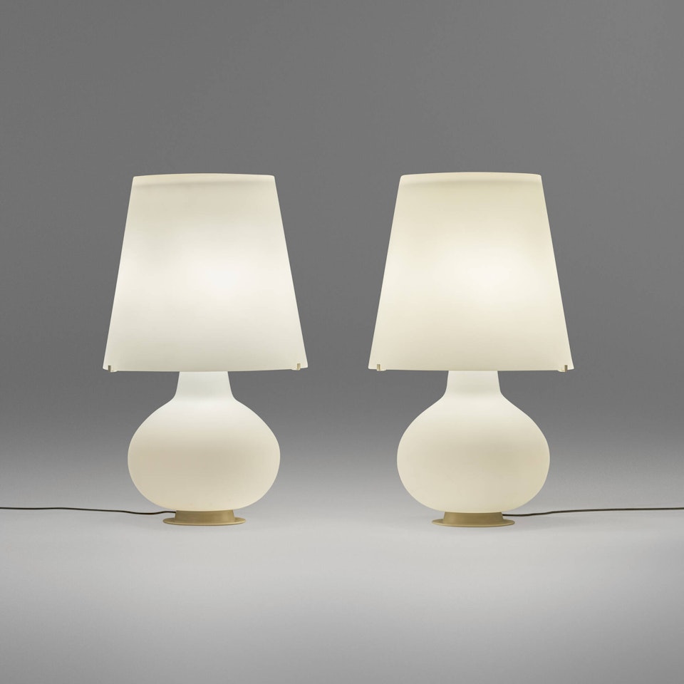 Table lamps model 1853, pair by Max Ingrand