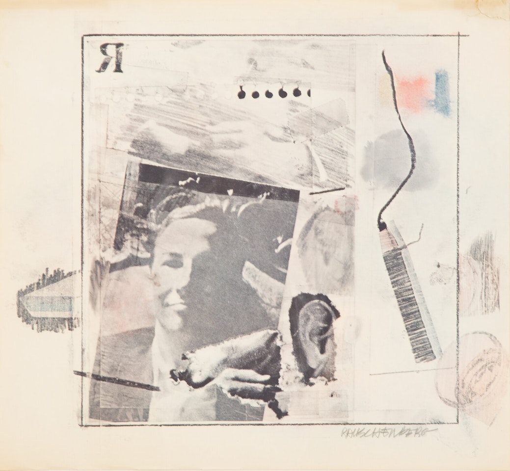 Self Portrait (for Dwan poster) by Robert Rauschenberg