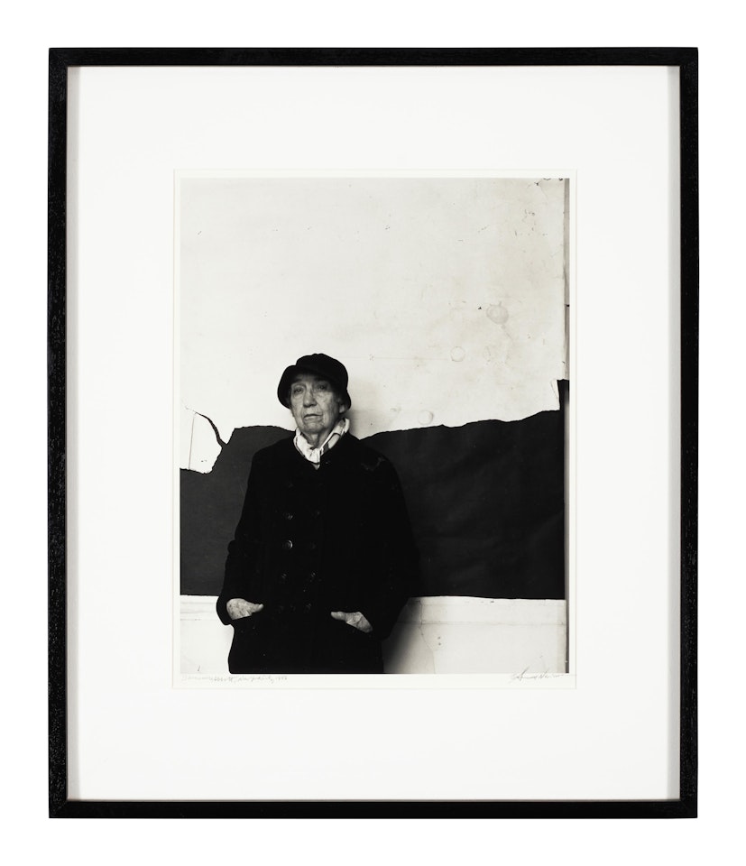 "Berenice Abbott, New York City" by Arnold Newman