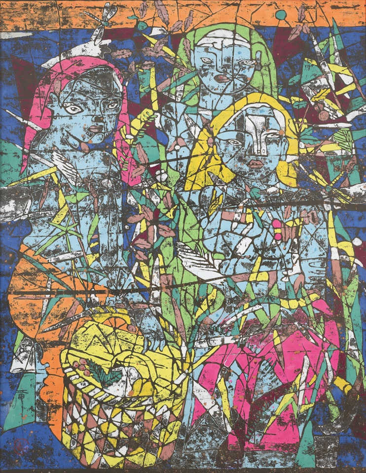 Blue People by Shi Hu