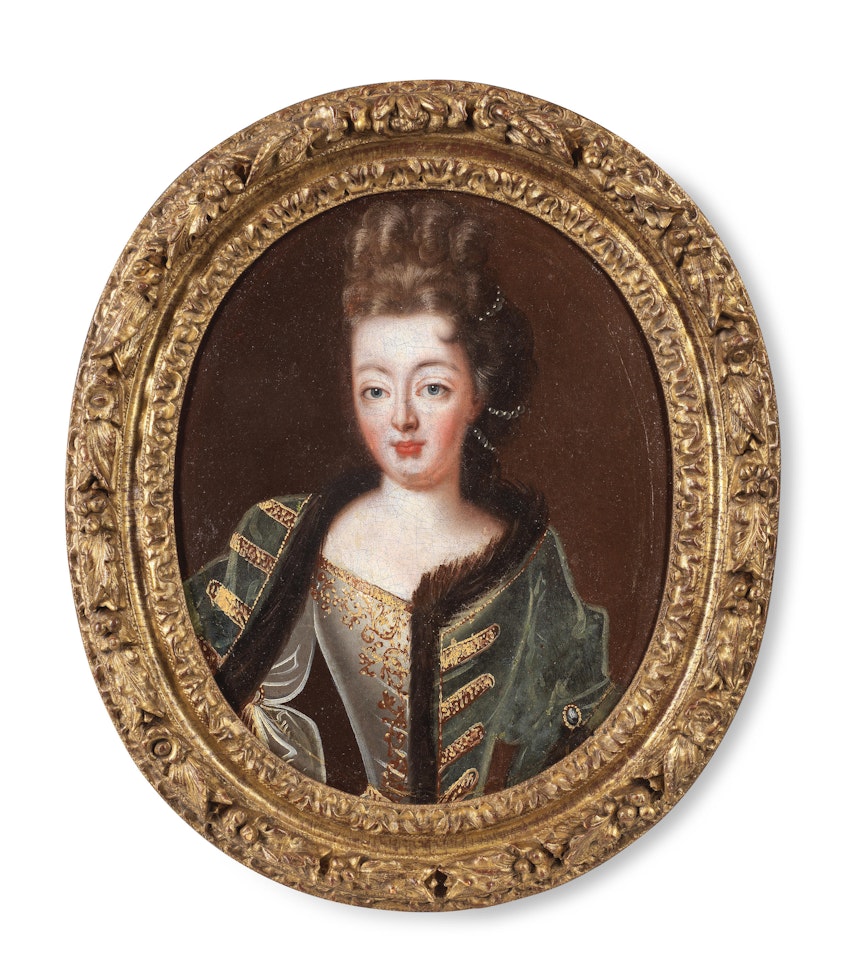 Four portraits of ladies, half-length by French School