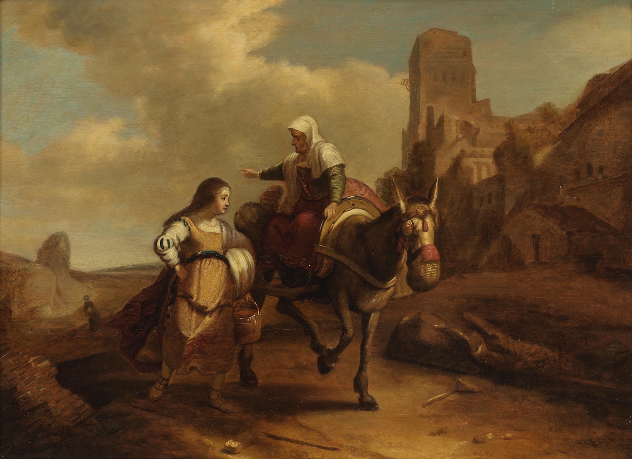 Ruth and Naomi by Dutch School