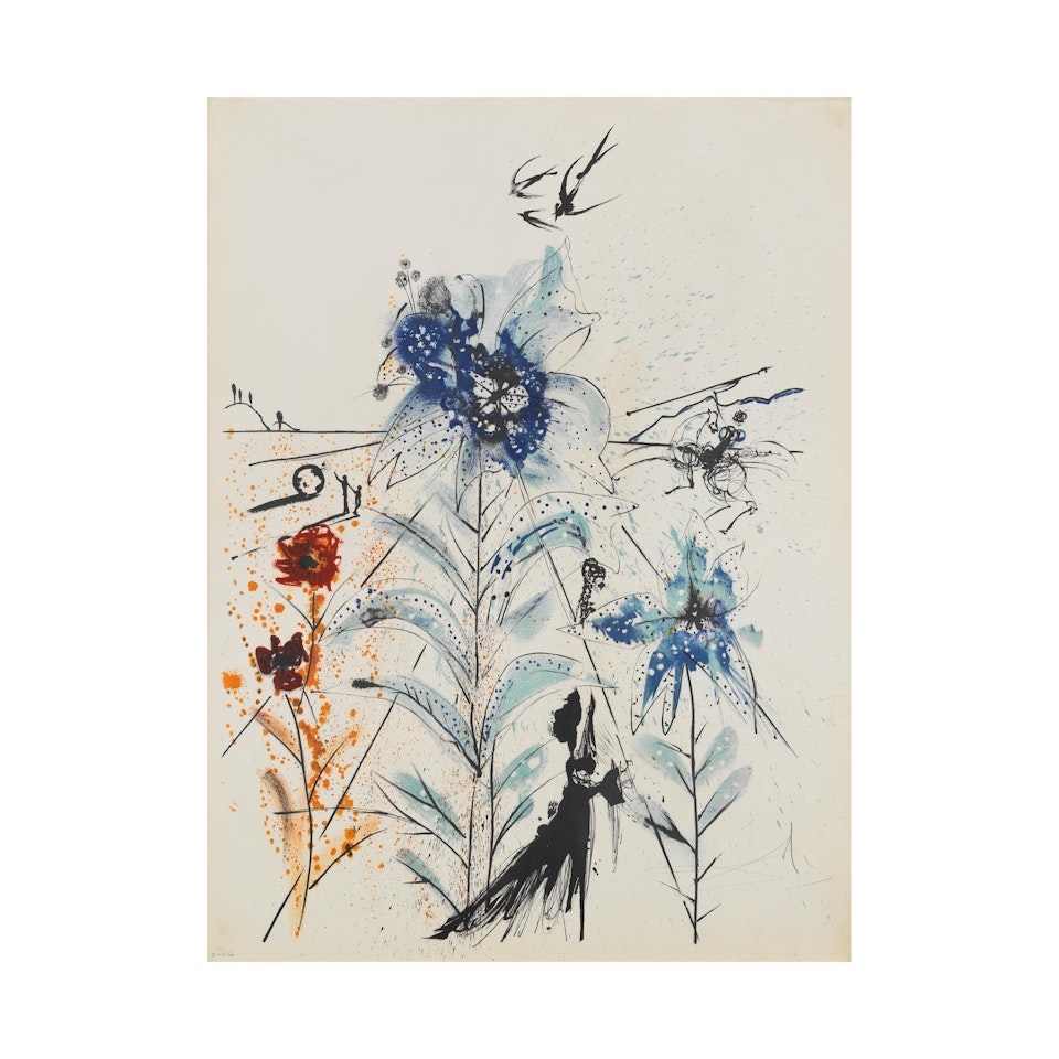 Flower Magicien by Salvador Dali