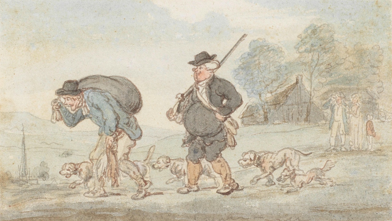 A Sporting Parson by Thomas Rowlandson