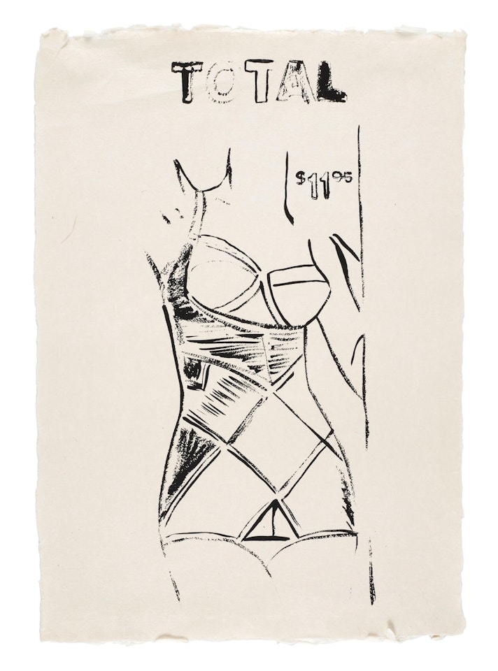 Total $11.95 (Torso) by Andy Warhol