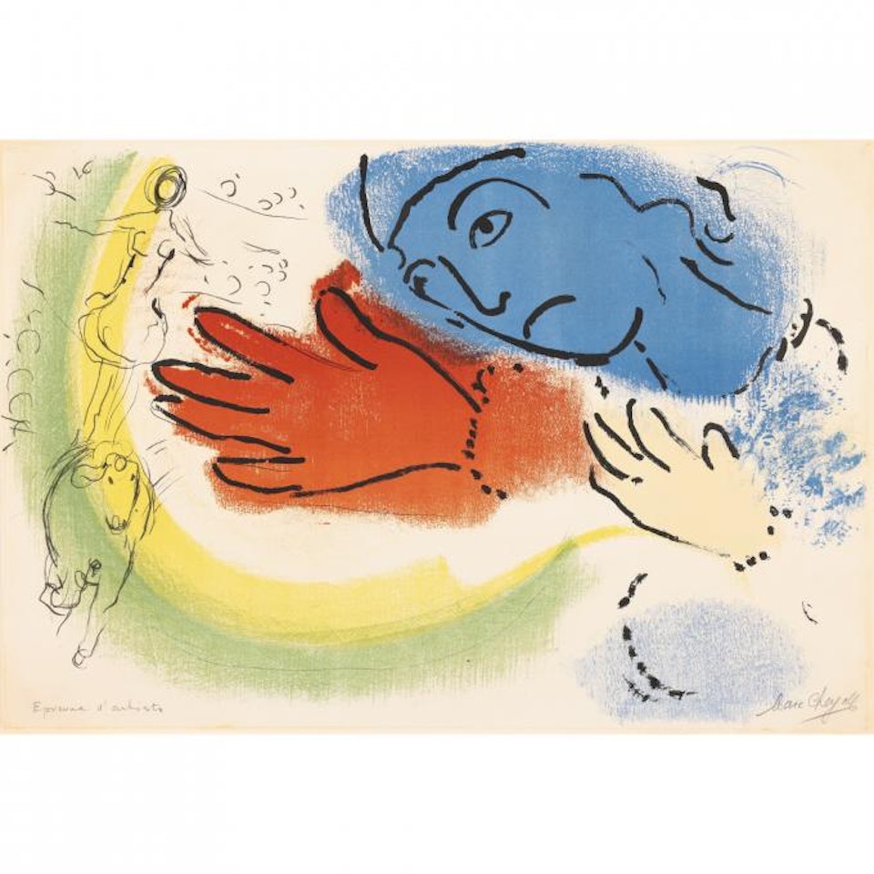 WOMAN CIRCUS-RIDER by Marc Chagall