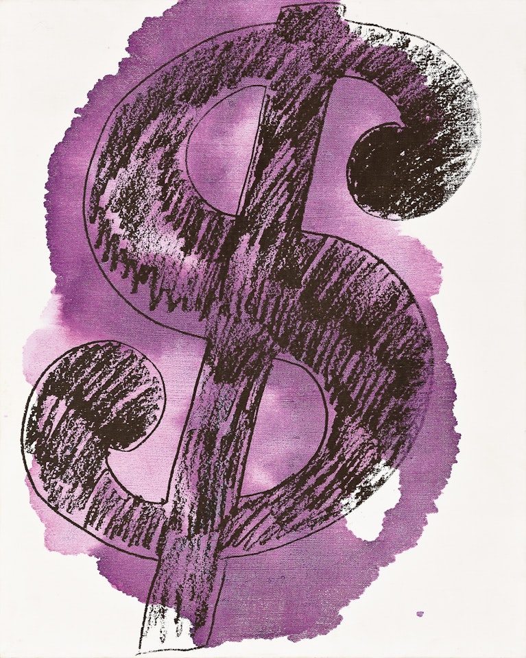 Dollar Sign by Andy Warhol