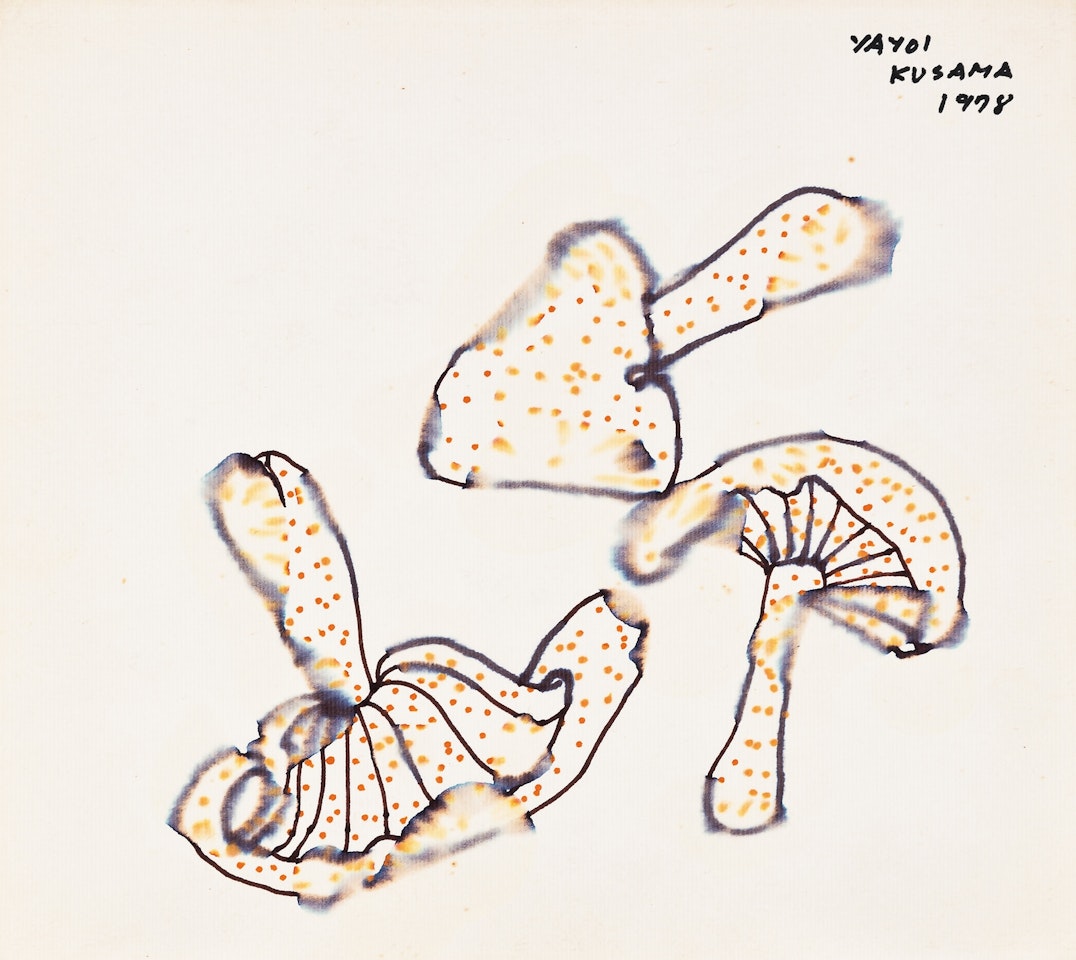 Mushrooms by Yayoi Kusama