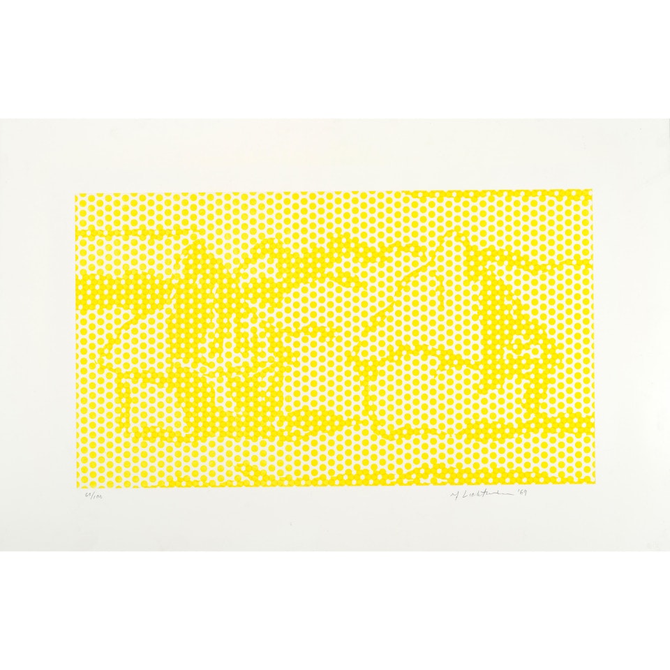 Haystack #1, from Haystack Series (Corlett 65) by Roy Lichtenstein