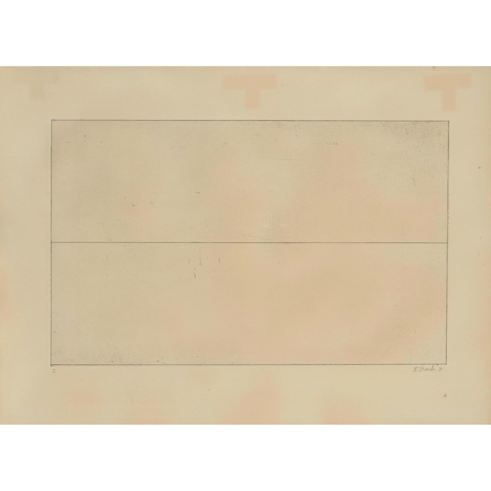 One Plate, from Ten Days (Lewison 20g) by Brice Marden