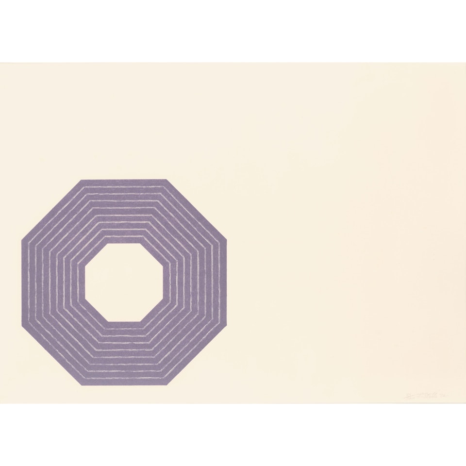 Sidney Guberman, from Purple Series (Axsom 68) by Frank Stella