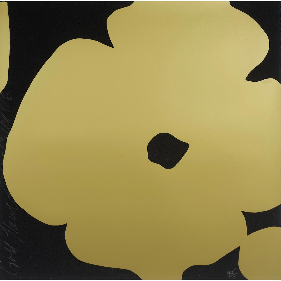 Gold Flowers, March 3, 2011 by Donald Sultan