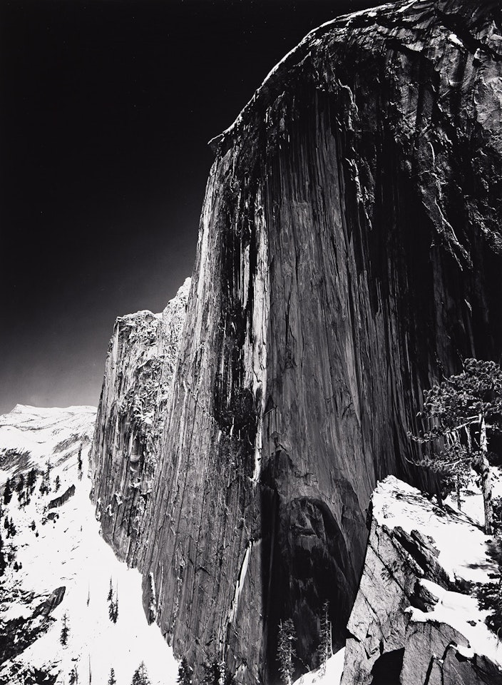 Monolith, the Face of Half Dome, Yosemite National Park by Ansel Adams
