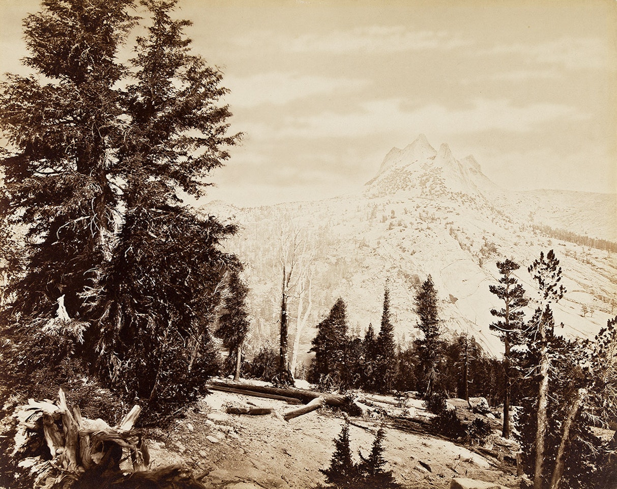 Temple Peak, Yosemite by Eadweard Muybridge