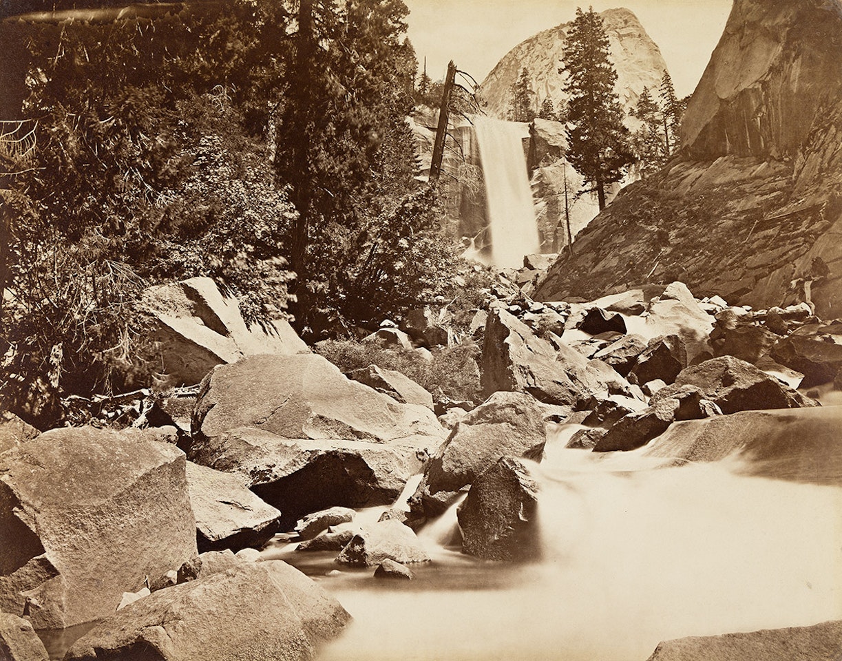 Pi-Wi-Ack, Valley of the Yosemite, Shower of Stars, Vernal Fall by Eadweard Muybridge