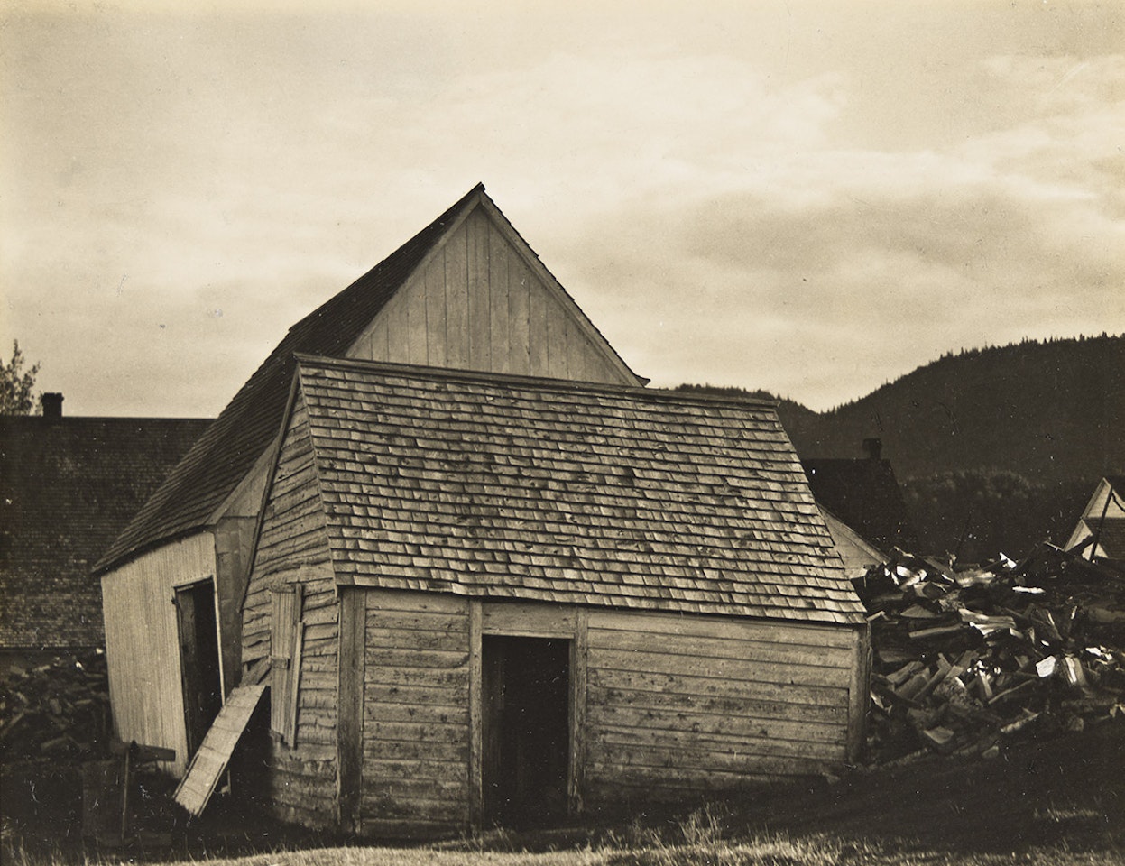 Pointe au Plage - Gaspé by Paul Strand