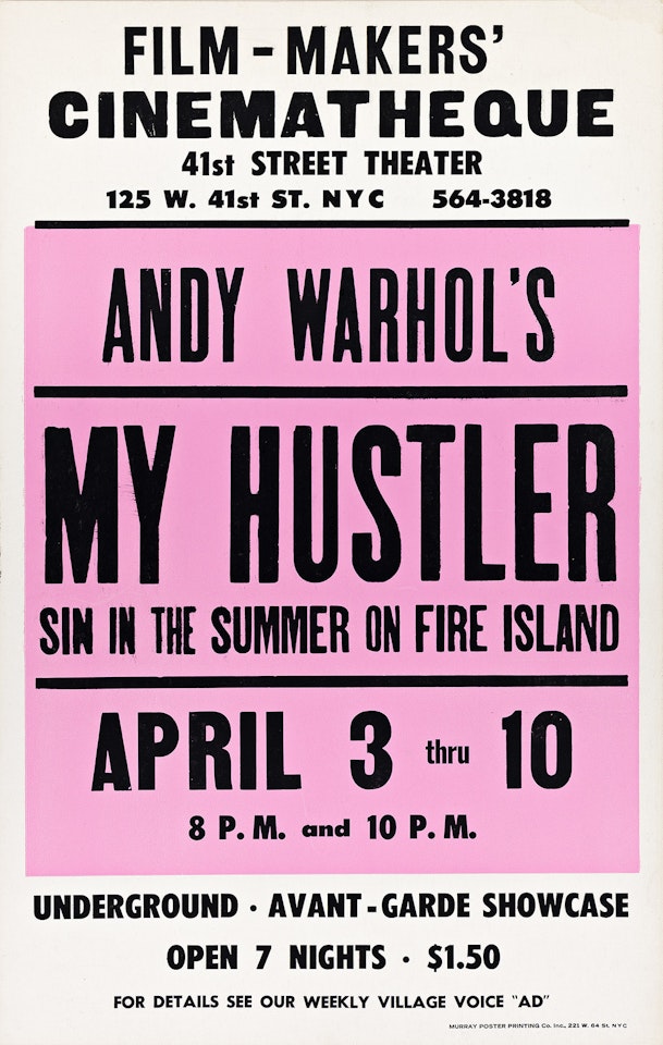 My Hustler. by Andy Warhol