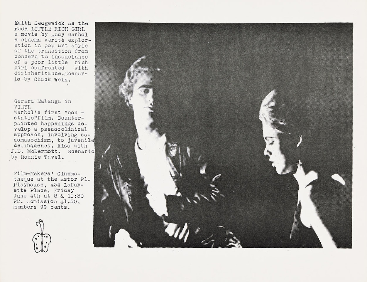 Early Film Flyers by Andy Warhol