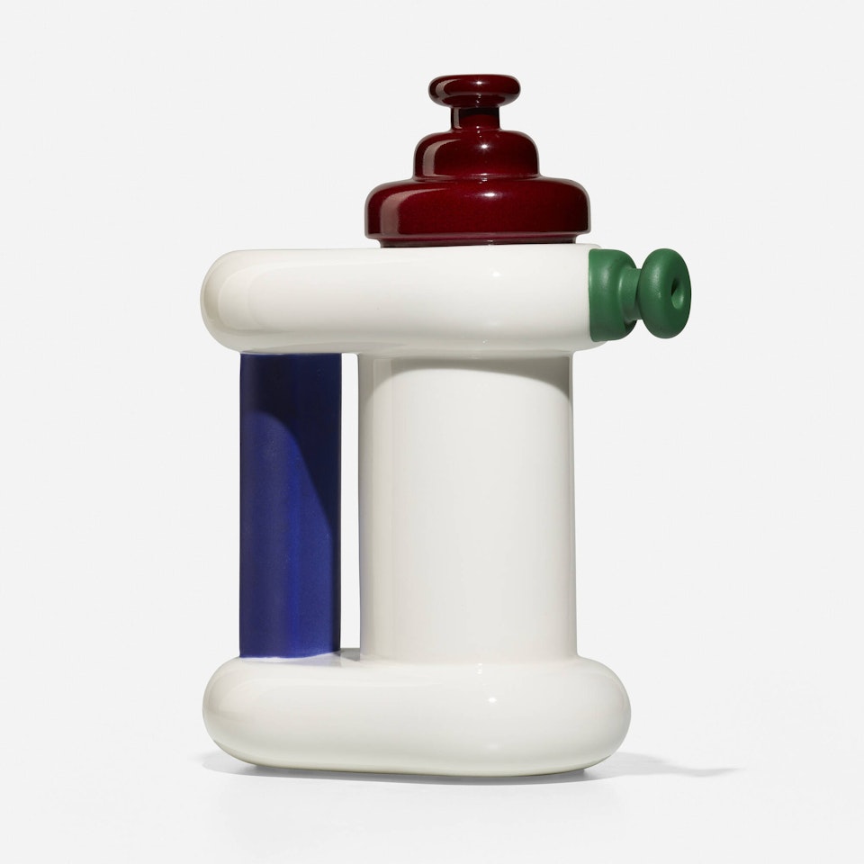 Cherries teapot (from the Indian Memory series) by Ettore Sottsass