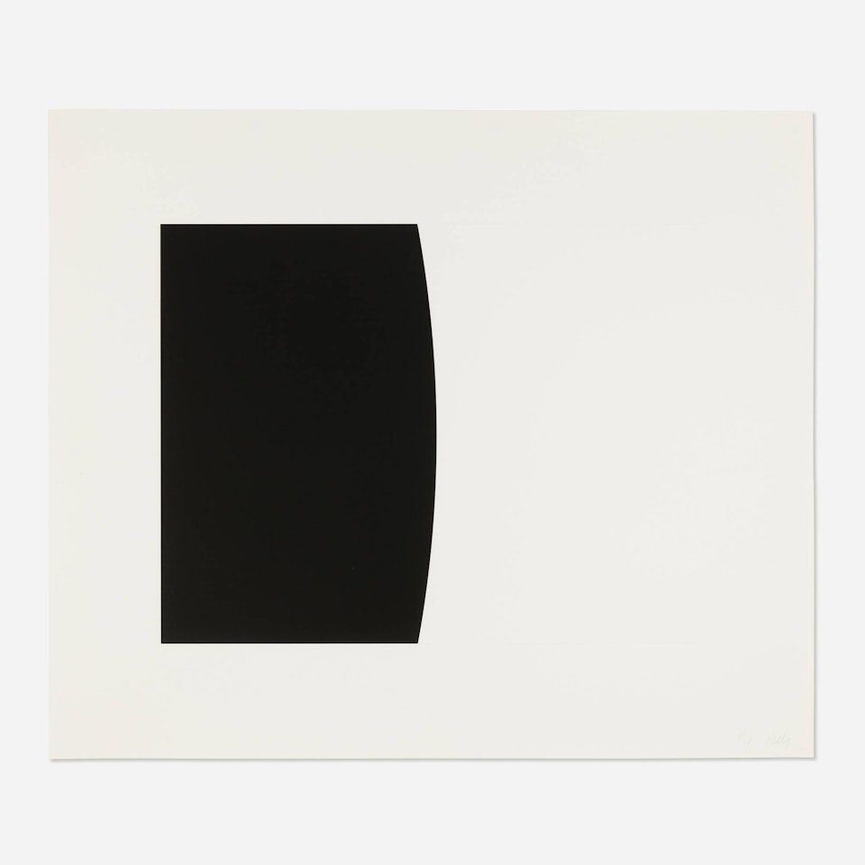 Canigou (from the Third Curve series) by Ellsworth Kelly