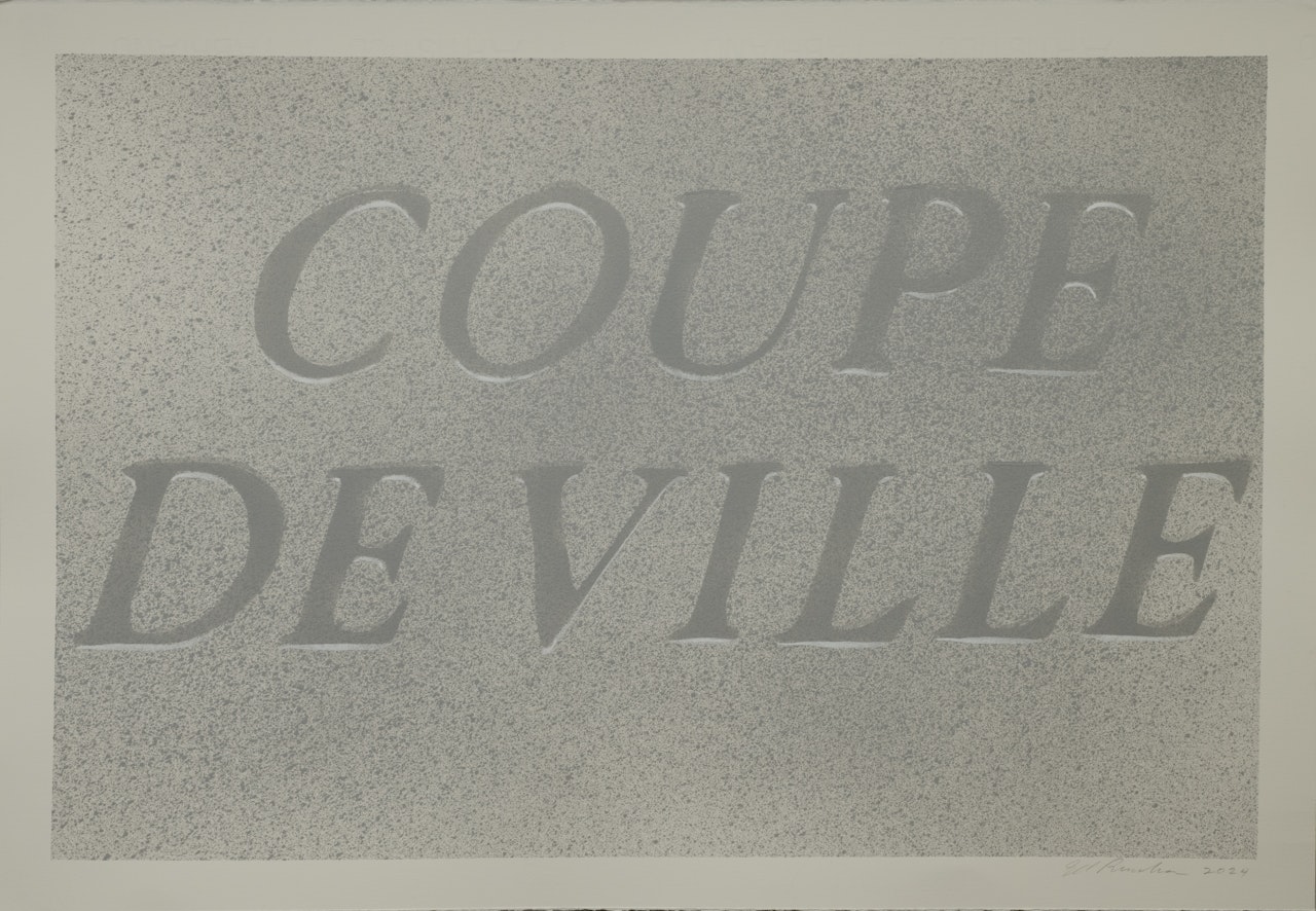 Coupe de Ville by Ed Ruscha