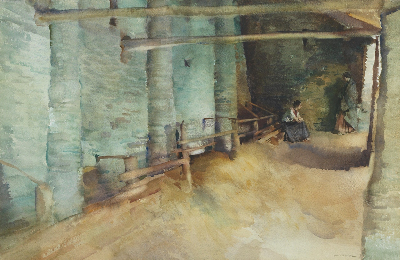 Ruth and Monica by William Russell Flint