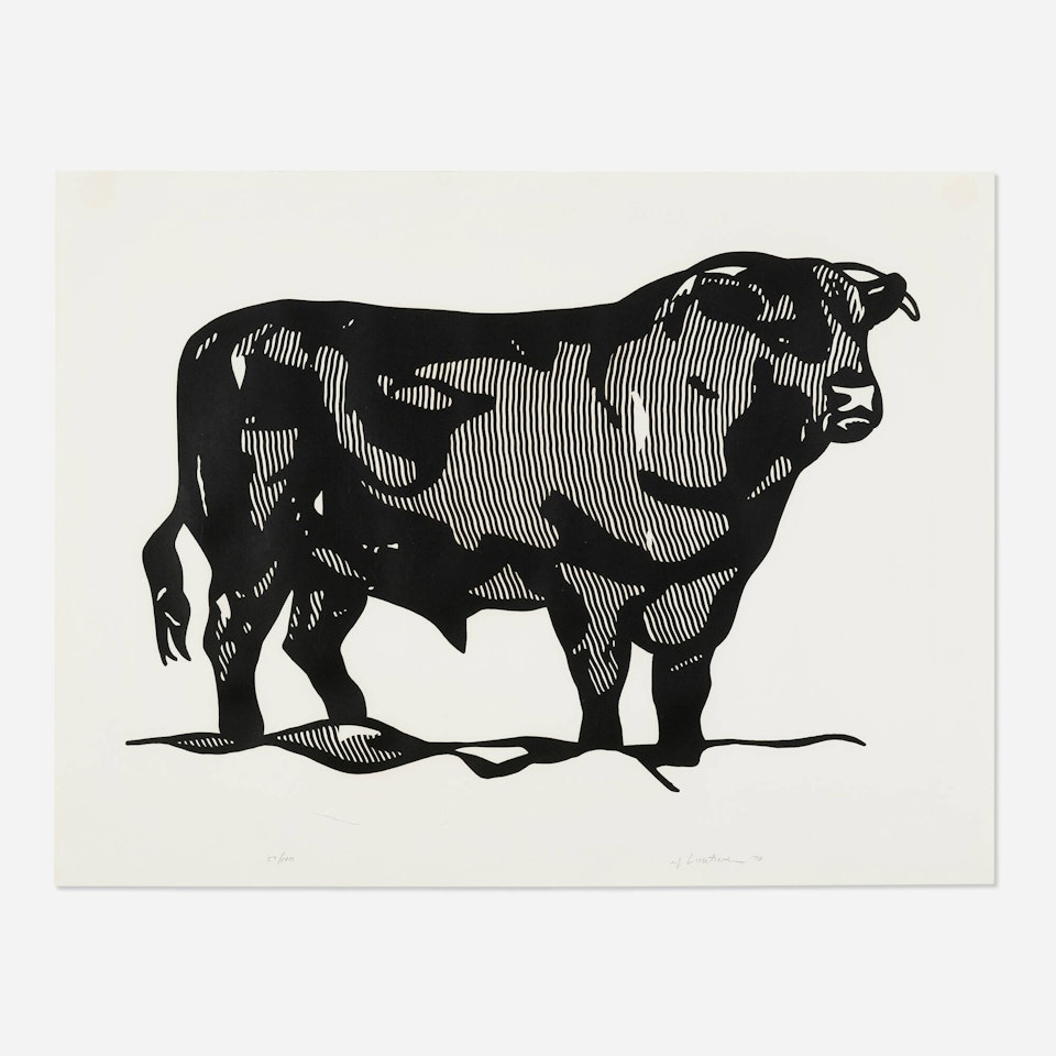 Bull 1 (from Bull Profile series) by Roy Lichtenstein