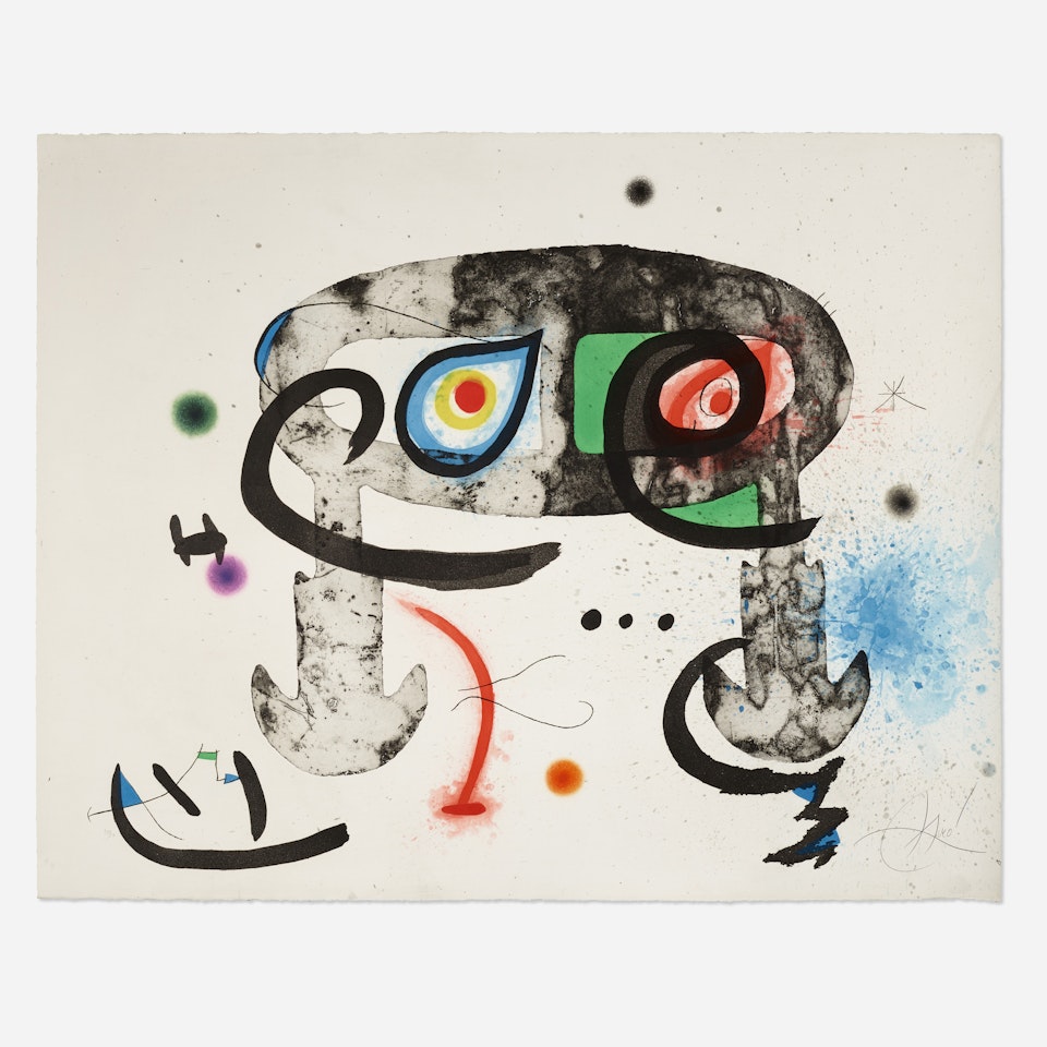Le Hibou blasphémateur by Joan Miró