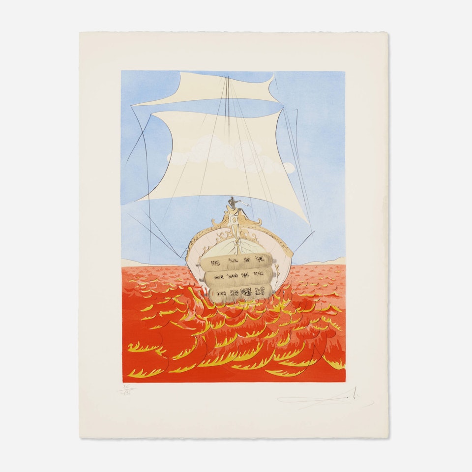 Levi (from the Twelve Tribes of Israel portfolio) by Salvador Dali