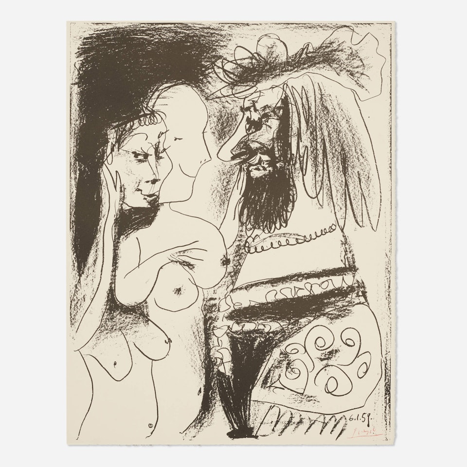 Le vieux roi by Pablo Picasso