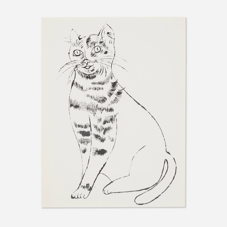 Untitled (from the 25 Cats Name Sam and One Blue Pussy portfolio) by Andy Warhol