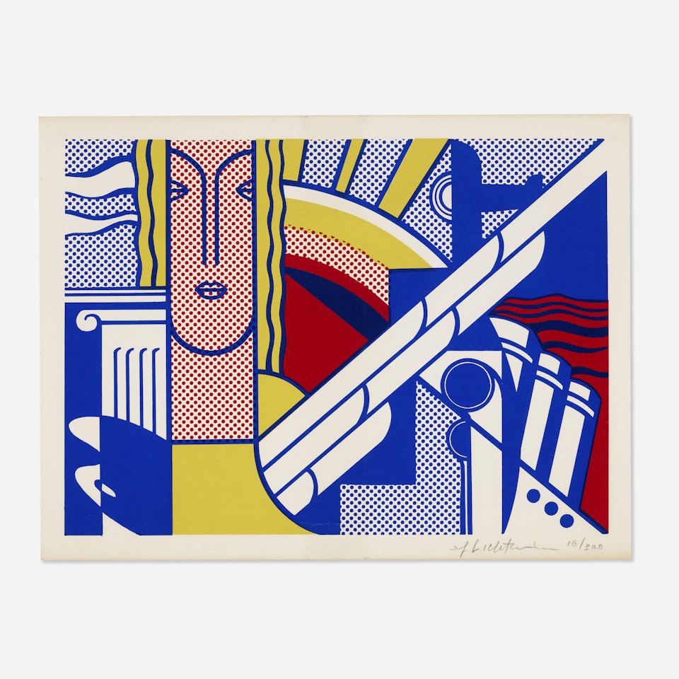 Modern Art Poster by Roy Lichtenstein