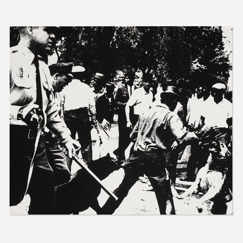 Birmingham Race Riot (from the X + X (Ten Works by Ten Painters) portfolio) by Andy Warhol