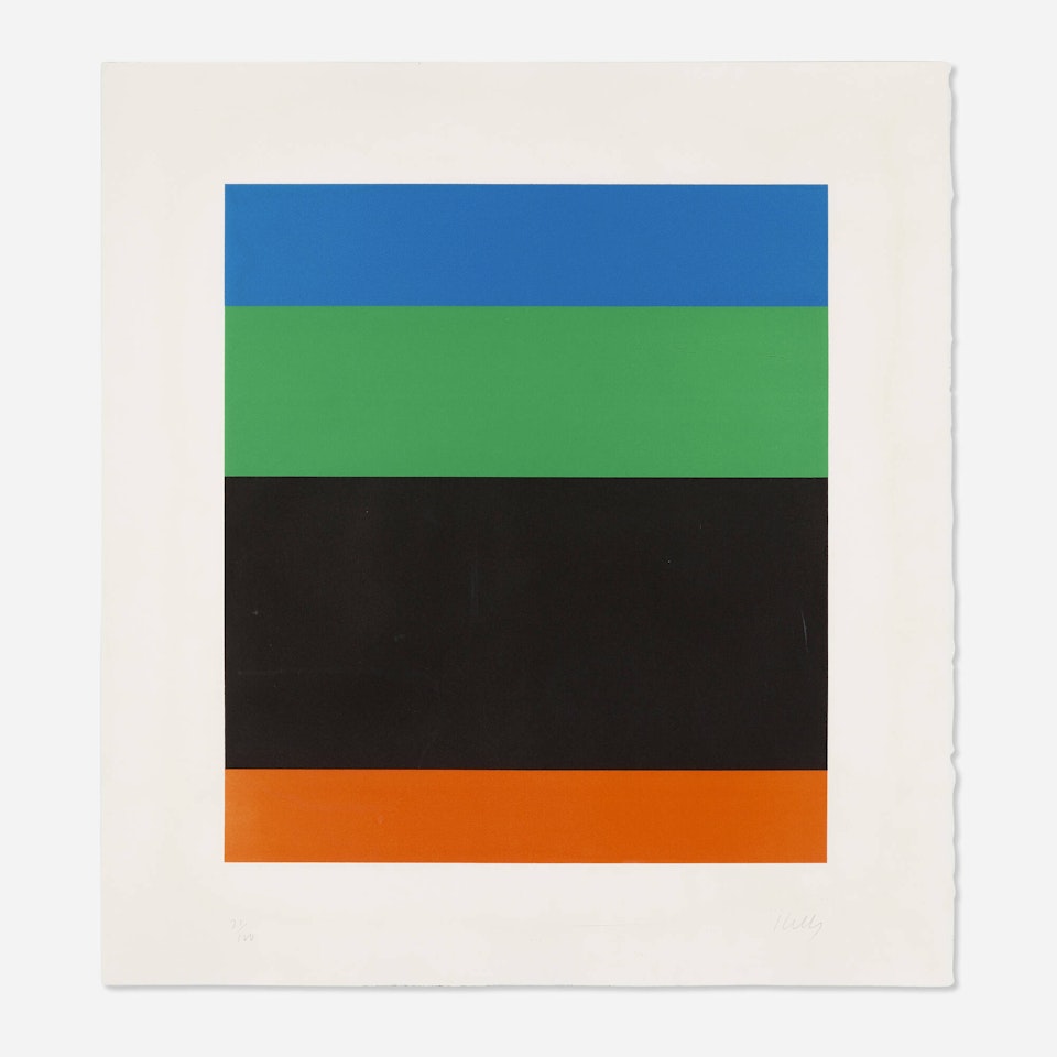 Blue Green Black Red by Ellsworth Kelly