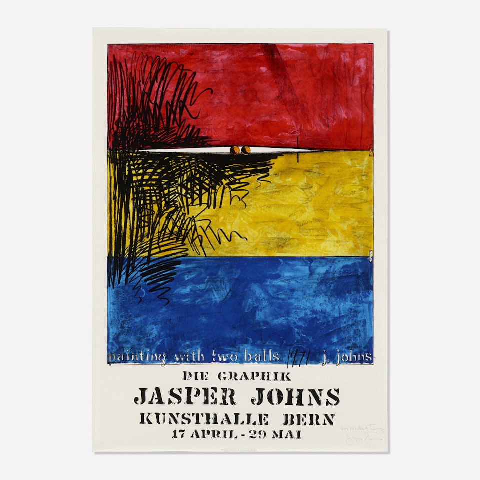 Die Graphik / Jasper Johns (Painting with Two Balls) by Jasper Johns