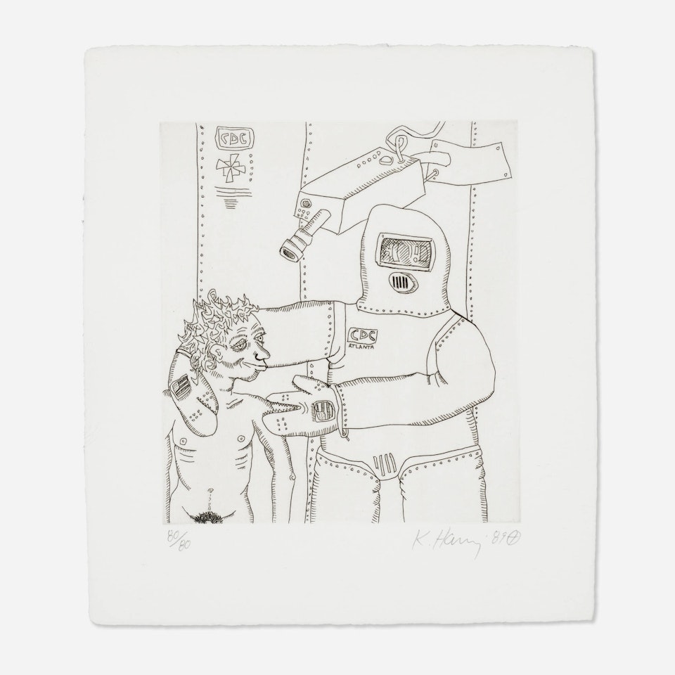 Untitled (from the Valley series) by Keith Haring